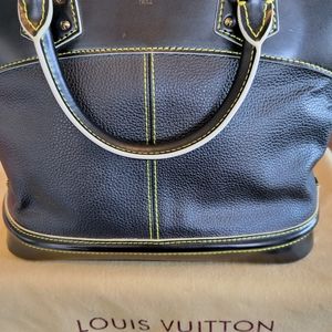 Louis Vuitton black leather bag $1000.00 or Best Offer.  NEW